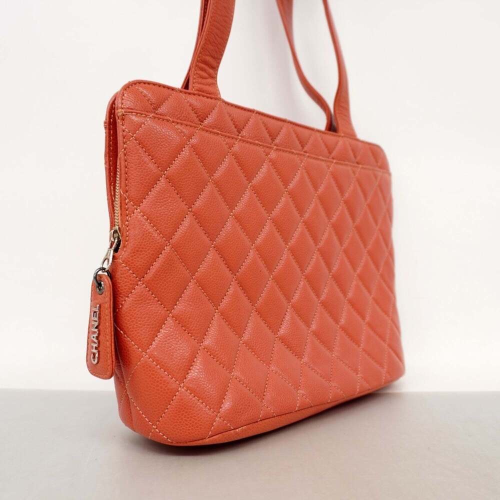 CHANEL Pink Caviar Leather Tote Bag - Picture 2 of 9